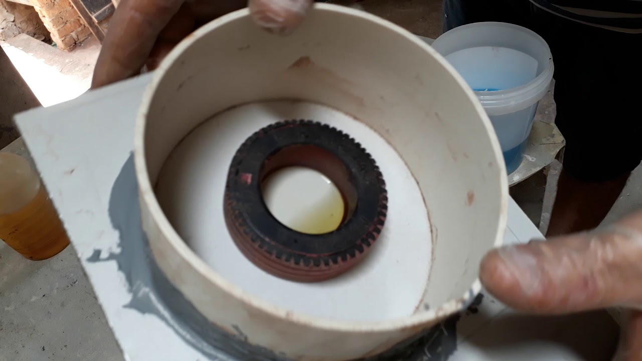 COMO FAZER MOLDE PARA PNEU MINIATURA.