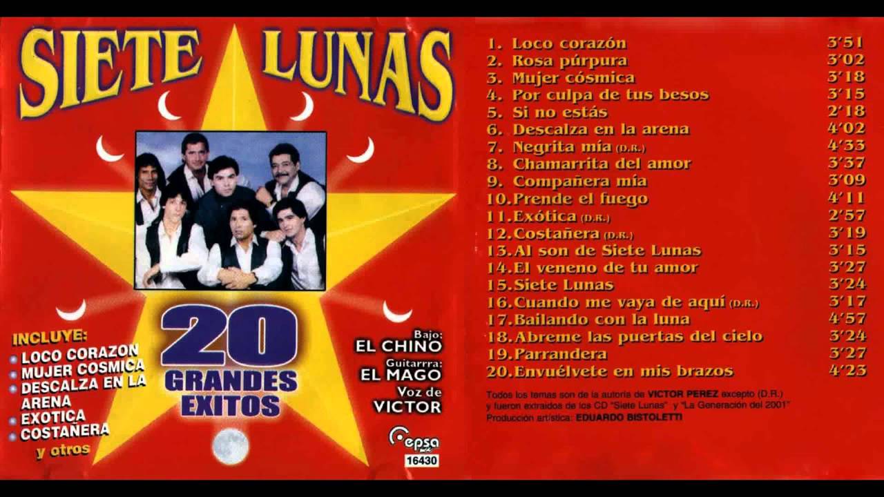 SIETE LUNA 20 GRANDES EXITOS
