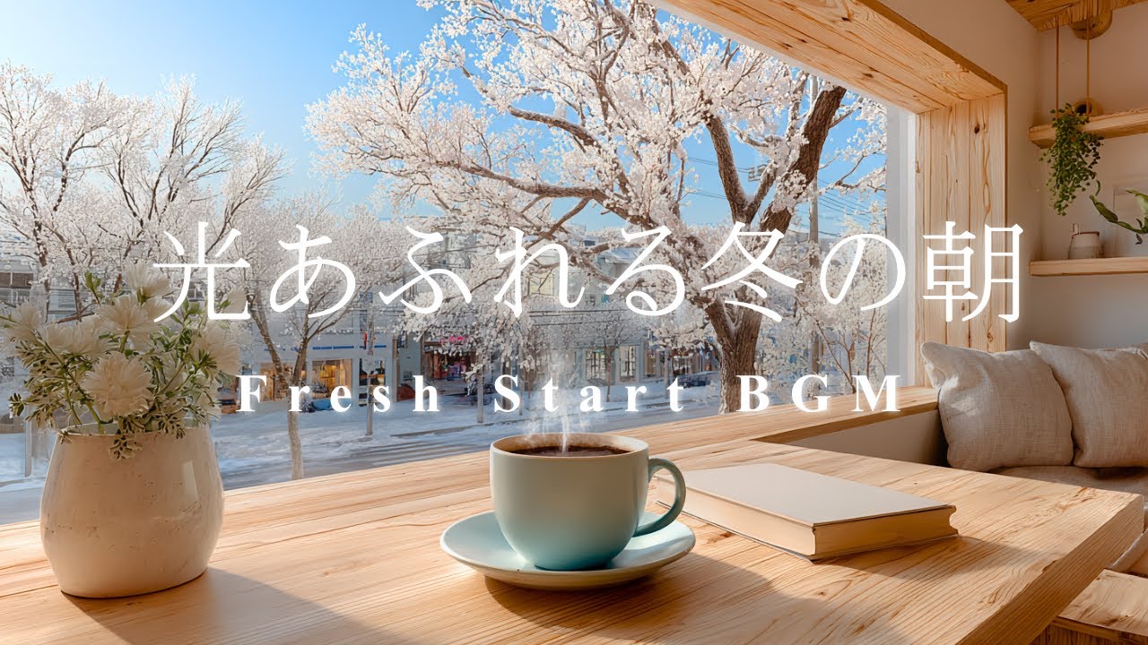 【カフェBGM】】📖 陽だまりと読書・冬の朝に聴く優しいジャズ・心整うカフェBGM | Morning Reading Jazz for study, focus, work & relax