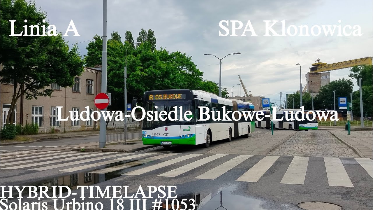 [H-TMLPS] Szczecin Linia A Ludowa-Osiedle Bukowe-Ludowa Solaris Urbino 18 III #1053