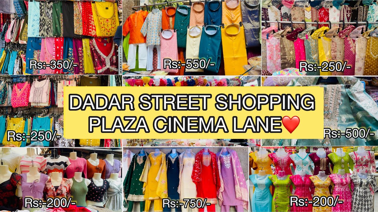 Dadar Street Shopping😍 Plaza Cinema Lane Diwali Collection😍 #streetshopping ​⁠​​⁠​@prianca_solanki
