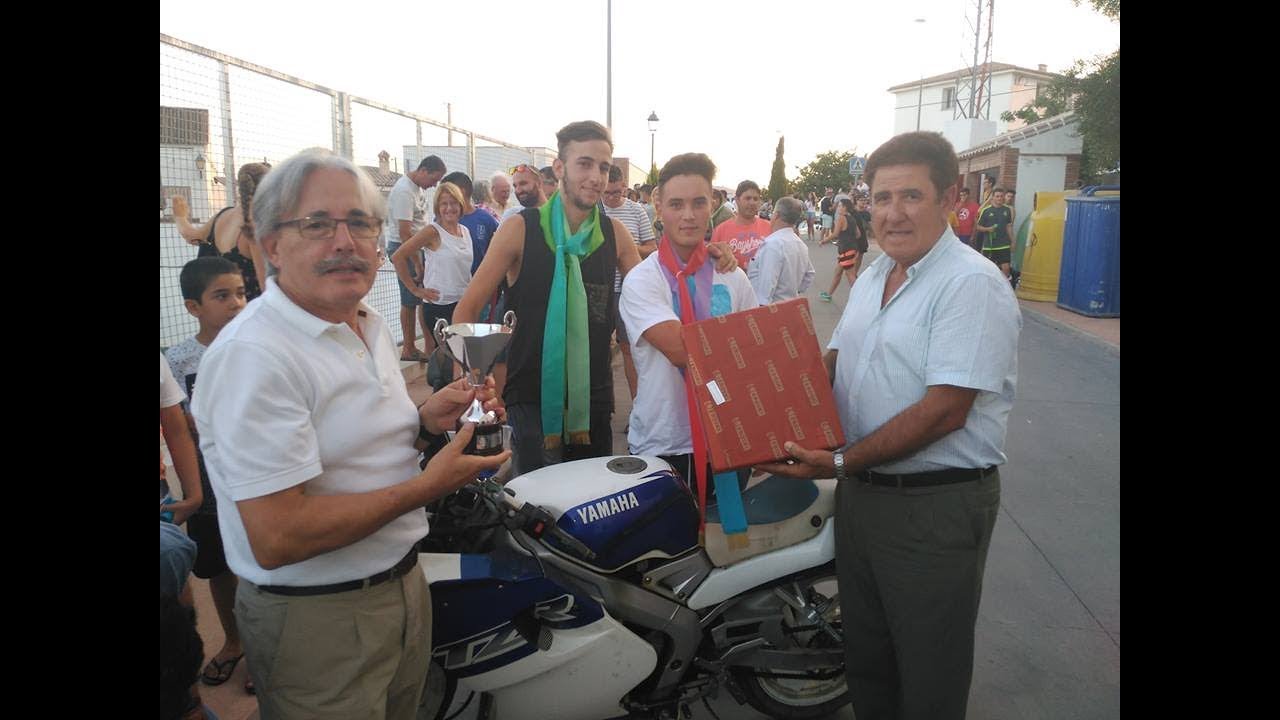 Feria Comares 2018. Carrera Cintas en Moto.