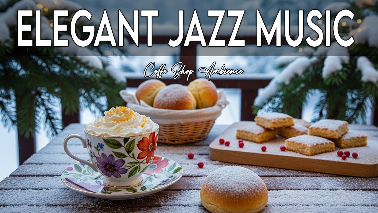 Elegant Jazz Music ☀️ Soft Morning Coffee Bossa Nova for Peaceful Work and Positive Energy.