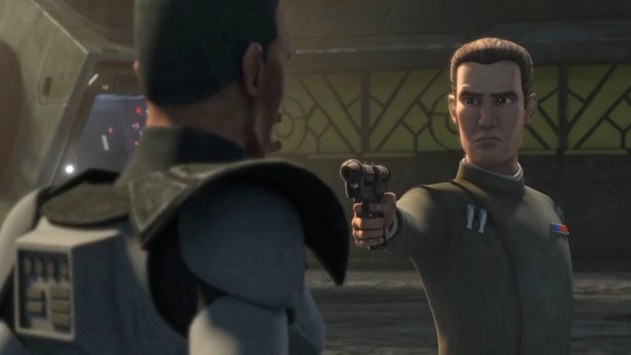 Vice Admiral Rampart Kills Captain Wilco |  Star Wars: The Bad Batch Season 2