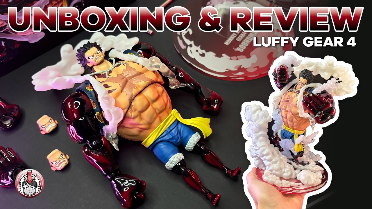 BOUNDMAN! Statue or Figure? | Luffy Gear 4 Variable Action Heroes | Unboxing | ASMR | One Piece