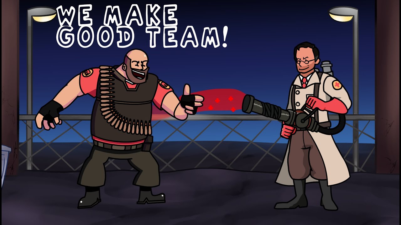 Friday Night Funkin' : Release GFC (Hard) but sung by Heavy and Medic - #SaveTF2