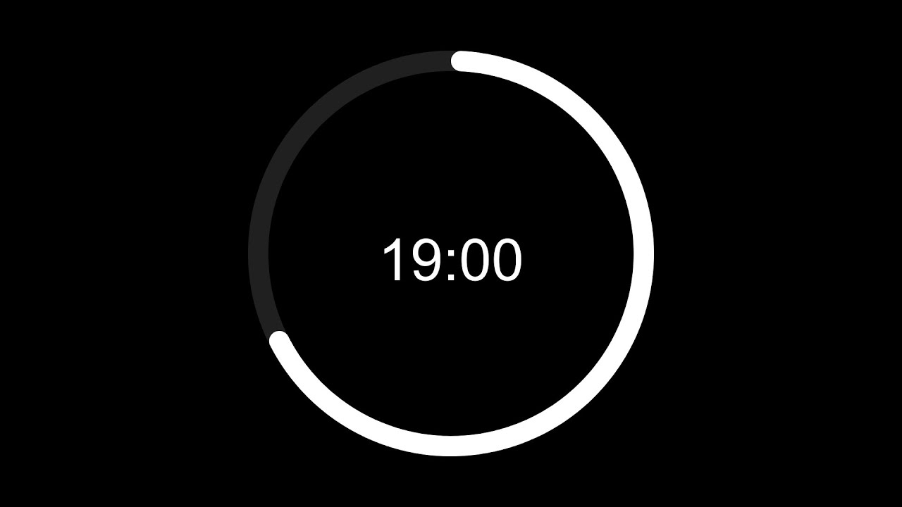 Clean 19 Min Timer For Focus