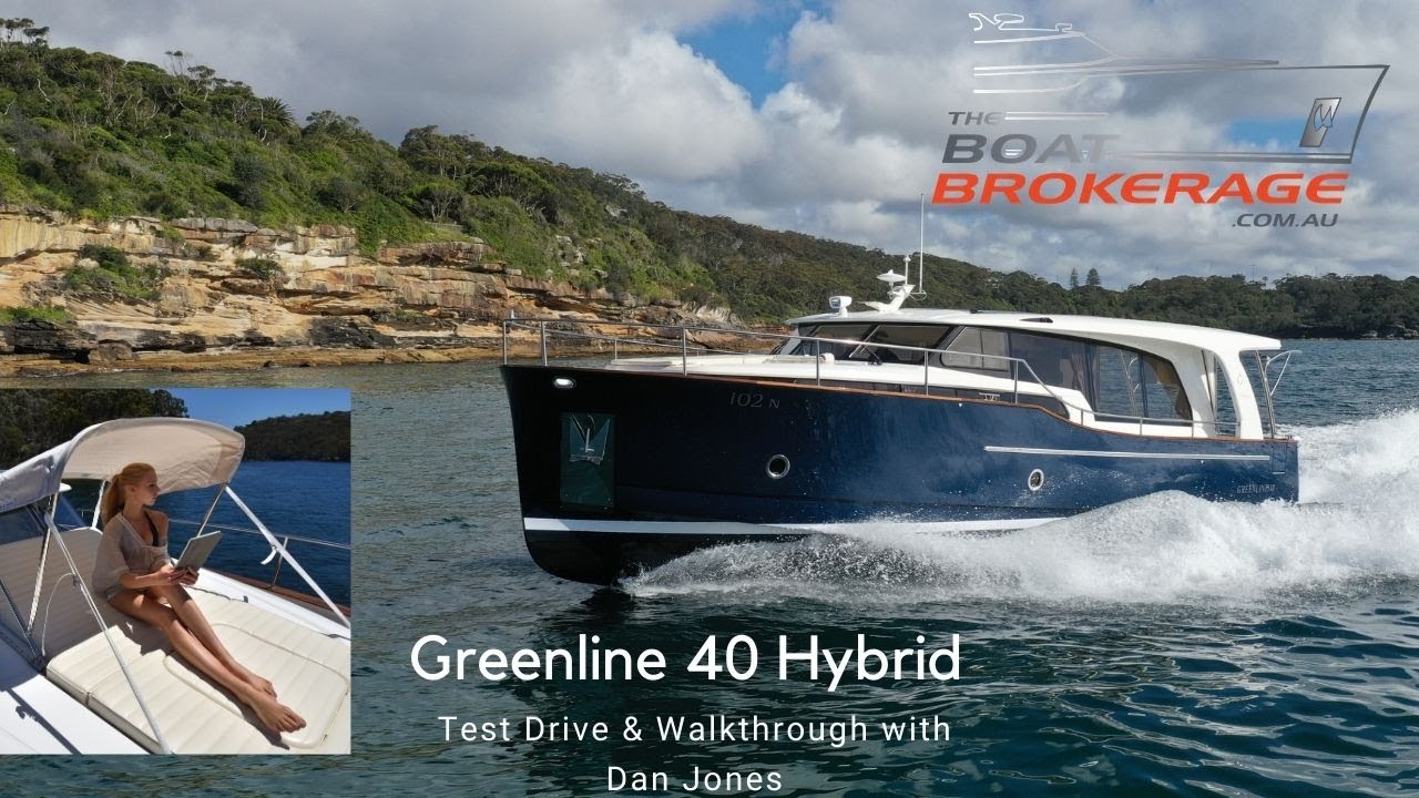 2020 Greenline 40 Hybrid - Detailed Walkthrough tour & test drive with Dan Jones