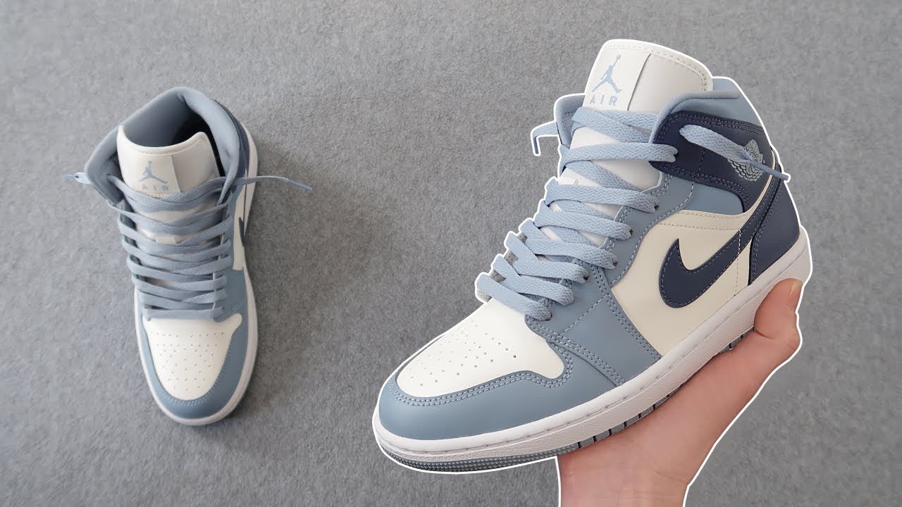 КАК СВОБОДНО ЗАШНУТЬ КРОССОВКИ NIKE AIR JORDAN 1 MID | Шнуровка NIKE AIR JORDAN 1 MID (ЛУЧШИЙ СПО...
