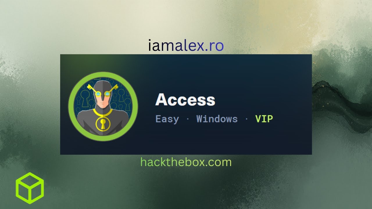 HackTheBox - Access - iamalex.ro