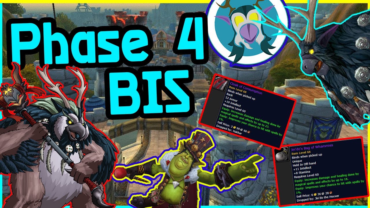 Phase 4 Balance (Moonkin) Druid Best In Slot Guide!