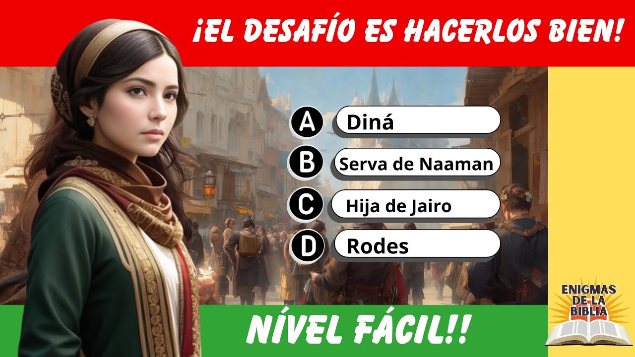 PREGUNTAS BÁSICAS DE LA BIBLIA CON RESPUESTAS | QUIZ PARA PRINCIPIANTES 😄