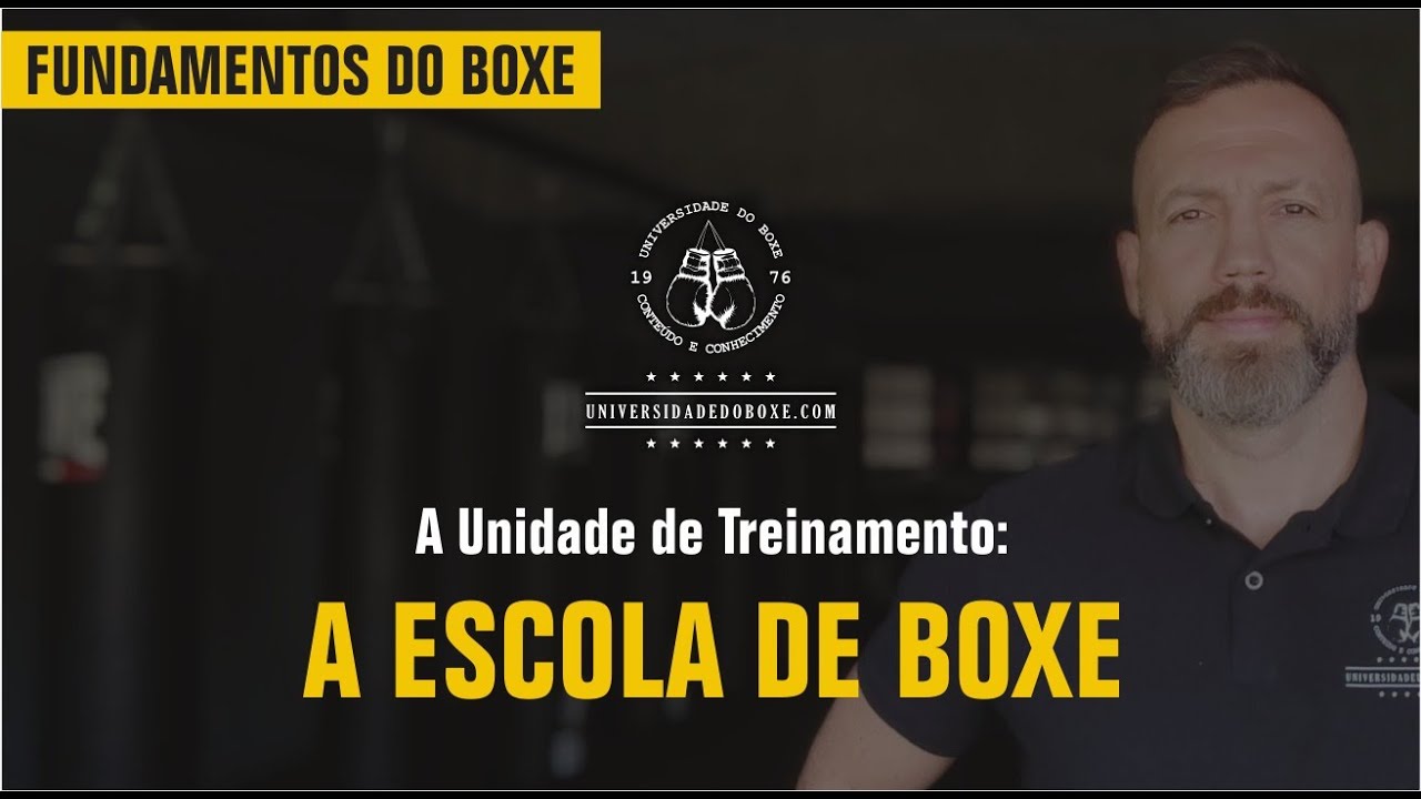 A Escola de Boxe: técnicas de deslocamentos, golpes, defesas e parada de combate. Aprender Boxe.