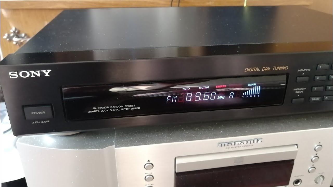 Sony st-s170 Видео работы перед отправкой покупателю. 