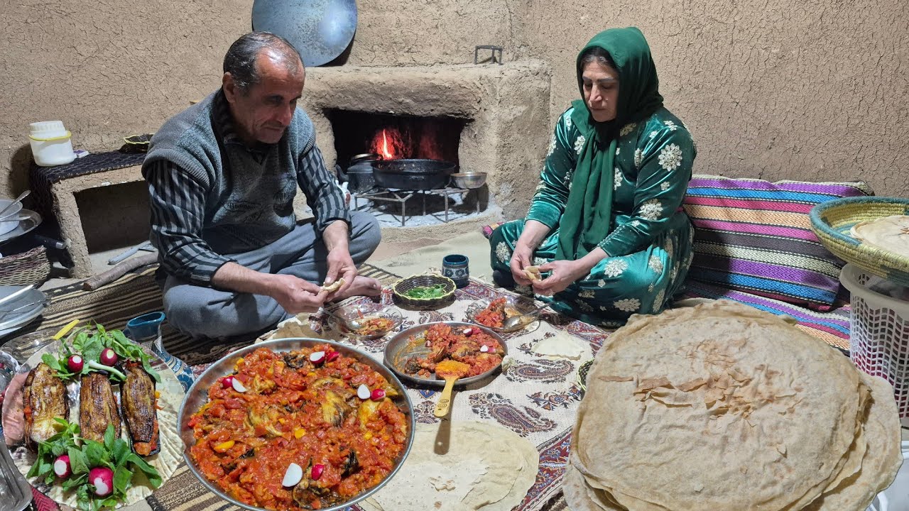 Daily Life in Iran | Cooking Local Food in Iranian Rural Style