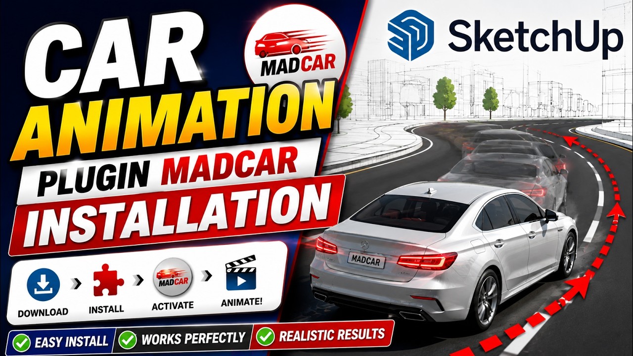 Installing Mad Car Plugin for 3Ds Max 2014 &ndash; 2024 | 3d studio max Tutorial