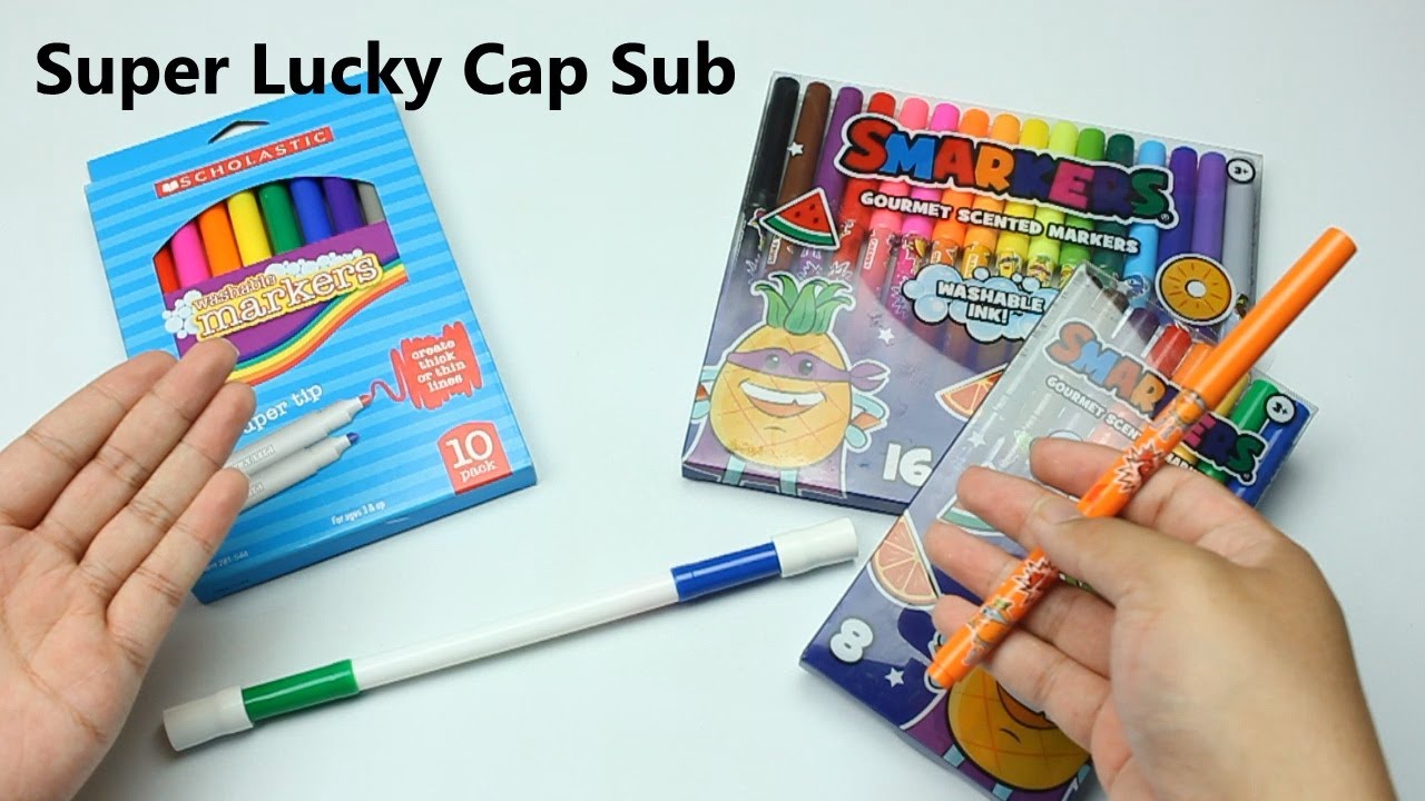 American Super Lucky Cap Subs - Smarkers, Scholastic Supertip