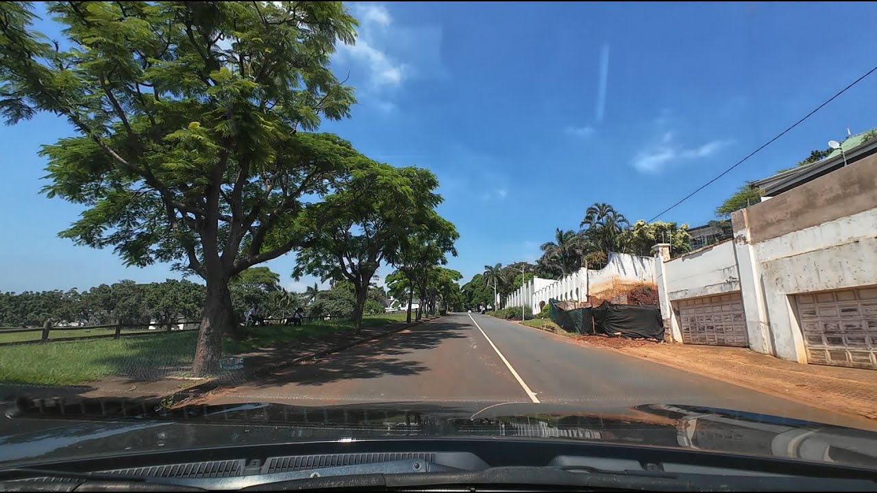 Driving from Kloof to Mitchell Park Zoo in Durban, South Africa