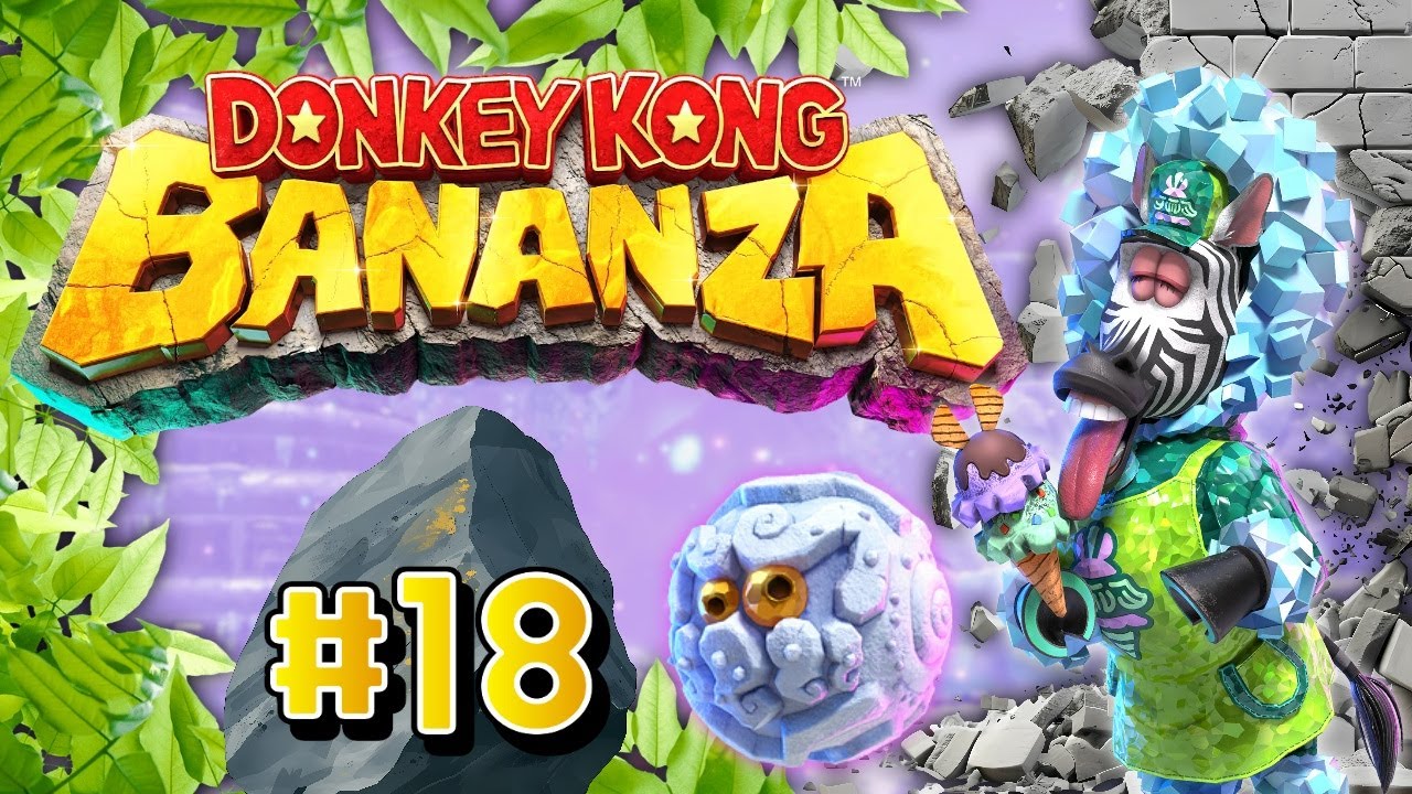 Die GLETSCHERSCHICHT & Zebras!☃️🦓 - DONKEY KONG BANANZA 100% - #18