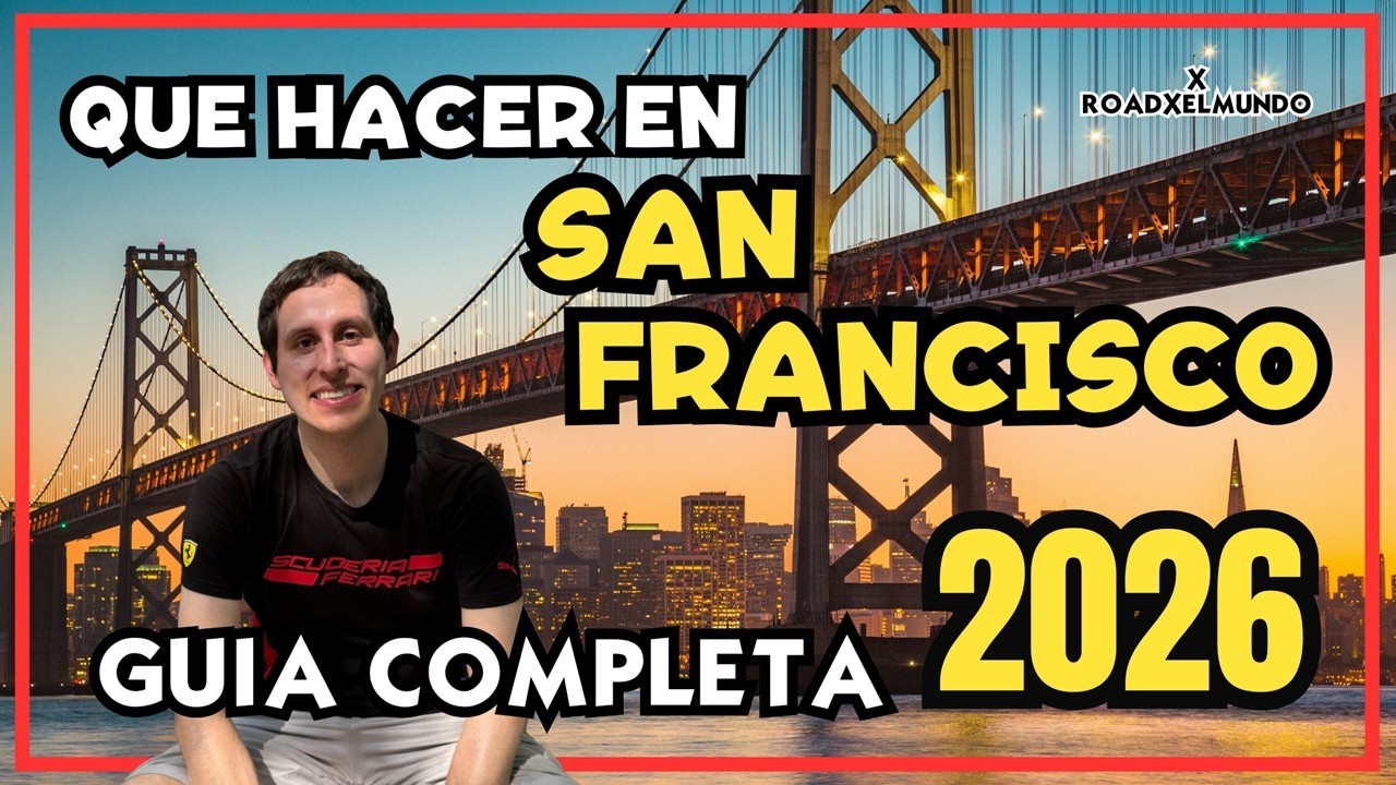 Qué HACER en SAN FRANCISCO California 2024 (20 IMPERDIBLES) Turismo, CONSEJOS y GUIA para viajar 4K