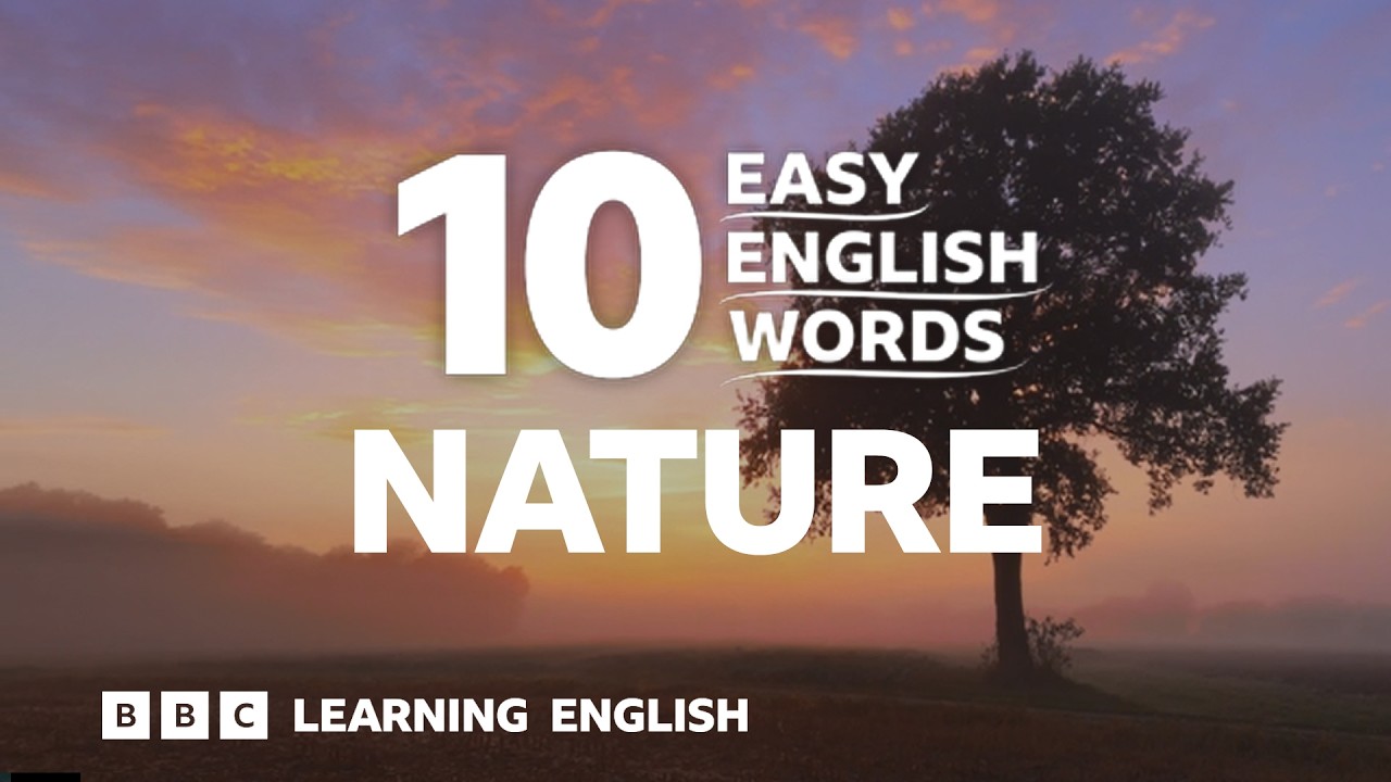 Nature: 10 Easy English Words 🐦🌻🌲🌹🍂