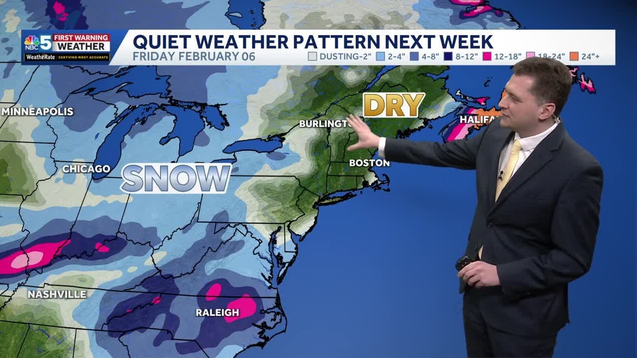 Bitter cold relaxes next week, quiet weather sets up (1-30-26)