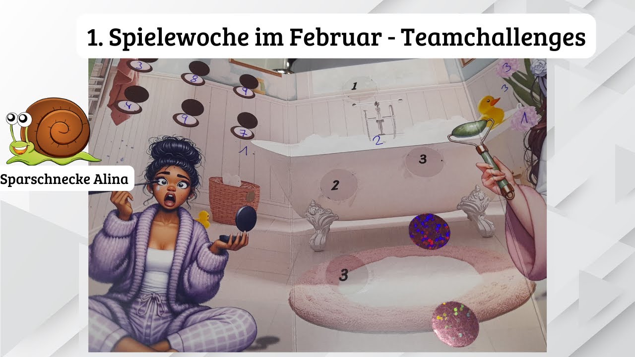 1. Spielewoche im Februar Teil 1 - Teamchallenges
