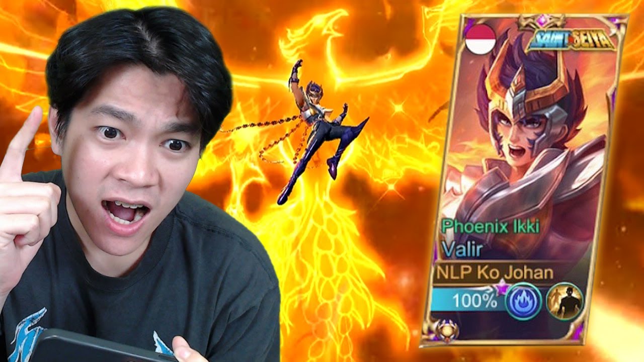 Review Skin VALIR Phoenix Ikki, Efeknya Lebih Sadis Dibanding Yang Emas?! - Mobile Legends