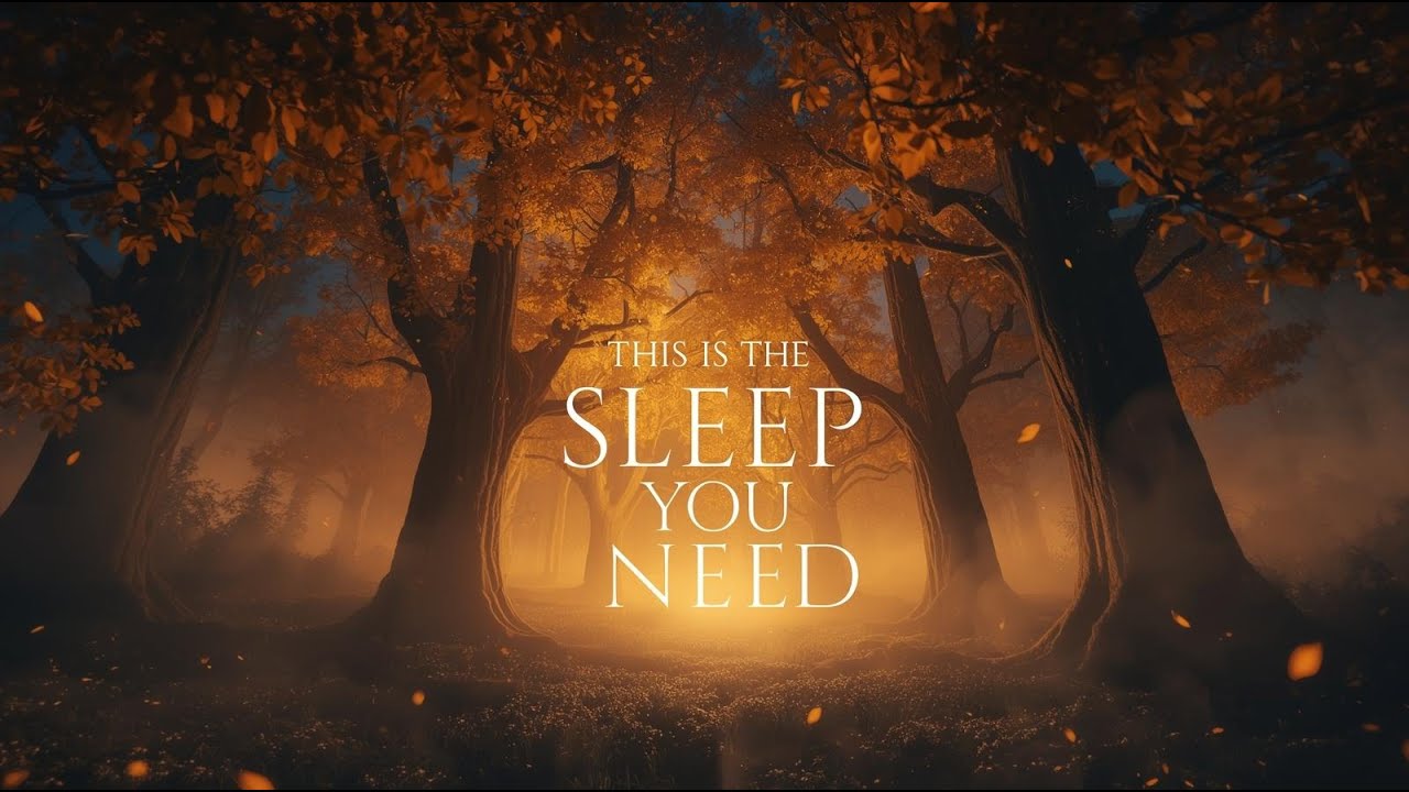 Fall Asleep in 10 Minutes 🌙 Deep Sleep Guided Story in the Amber Forest 