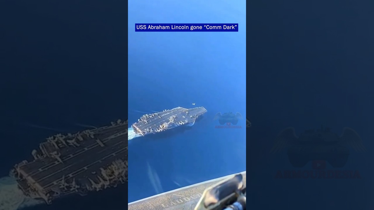 USS Abraham Lincoln Carrier Strike Group Goes Comm Dark in the Persian Gulf