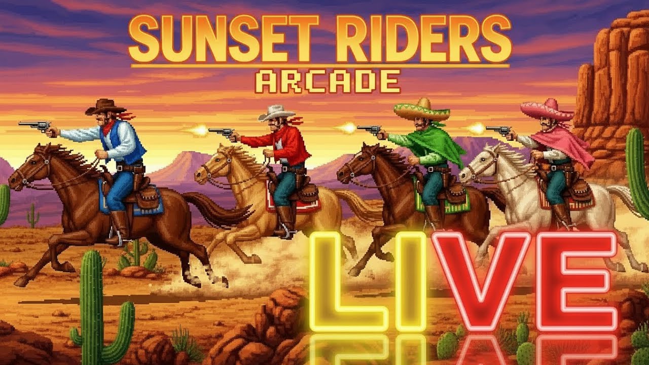 Sunset Riders! Live Stream @ Retro Gameplay Official #retrogaming #live #gaming #sunsetriders