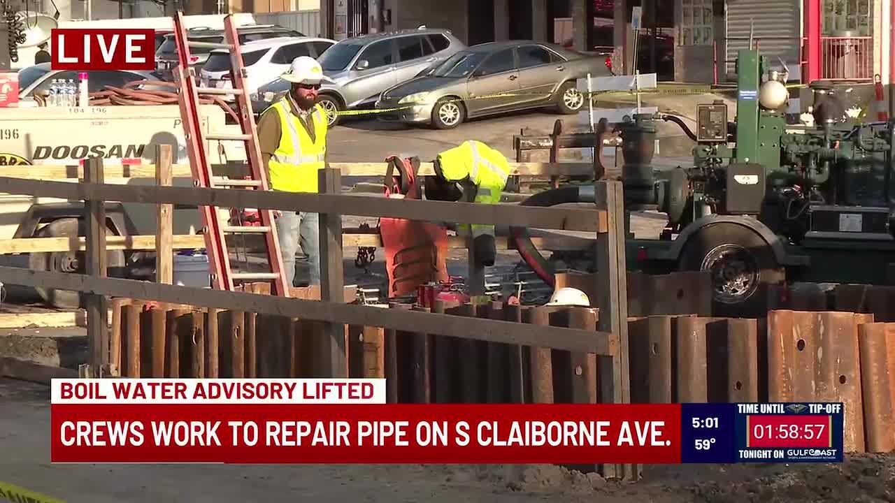 Schools await reopening decisions after water main break; South Claiborne remains closed