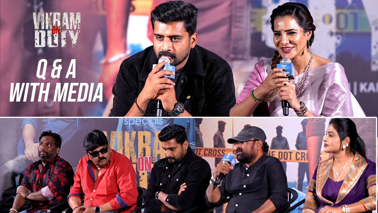 Vikram on Duty Team Q & A With Media | Nikhil Maliyakkal | Ashu Reddy