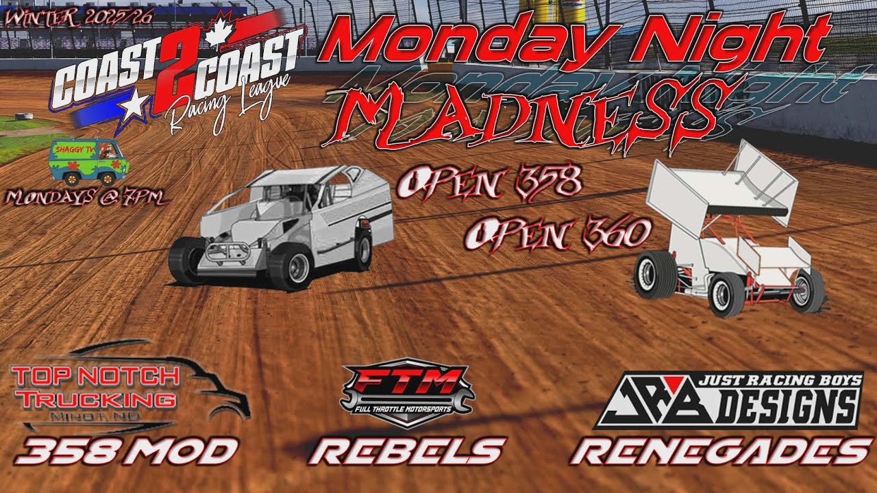 Monday Night Madness - Winter Season 26 Week 10  2/16/26
