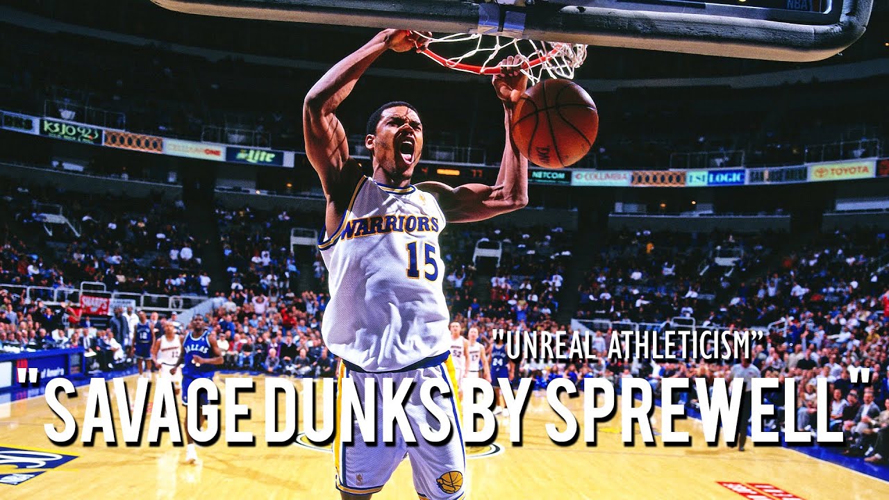 Latrell Sprewell ULTIMATE Dunk Mixtape | Underrated Explosiveness! 🔥💥