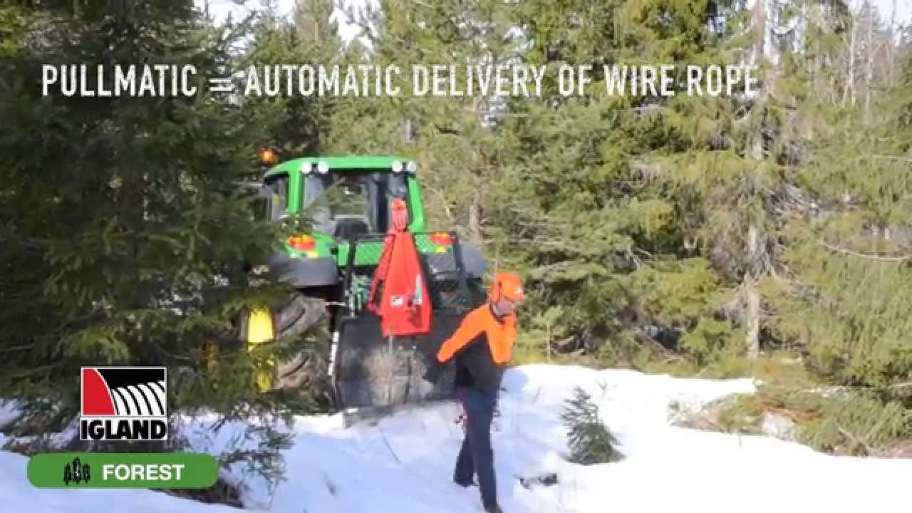 Igland 60 winch with Pullmatic
