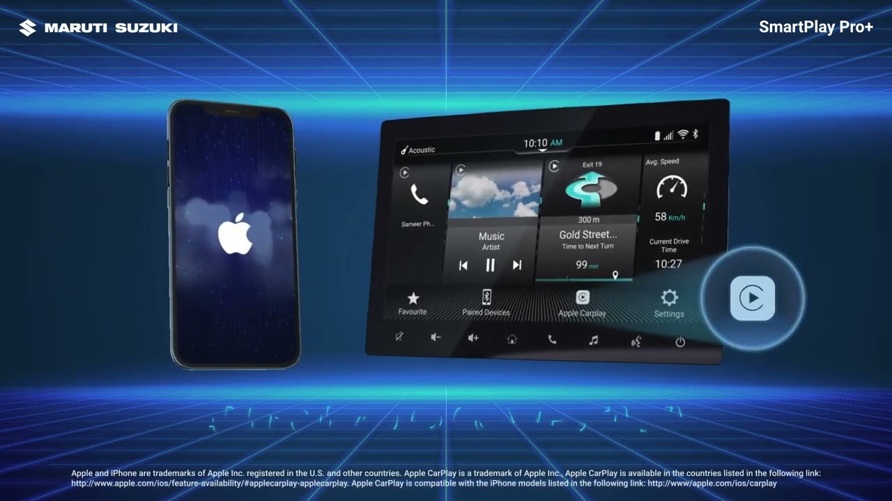 SmartPlay Pro+ -  Highly Advanced Infotainment System