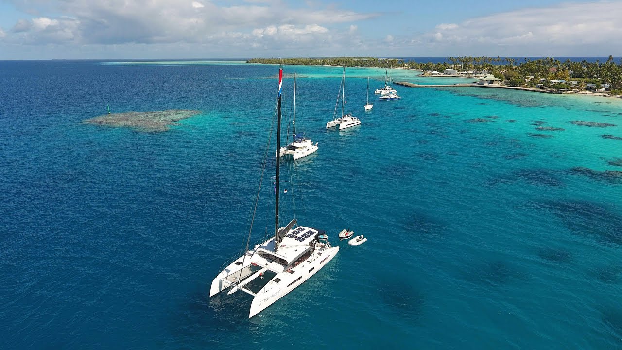 Our first bounty atol - Tuamotus - Raroia - Sailing Greatcircle (ep.263)