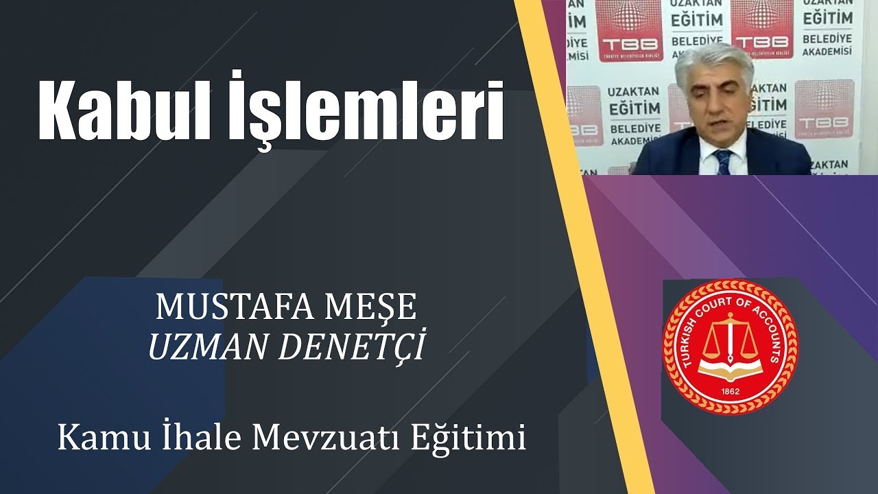 Kabul İşlemleri