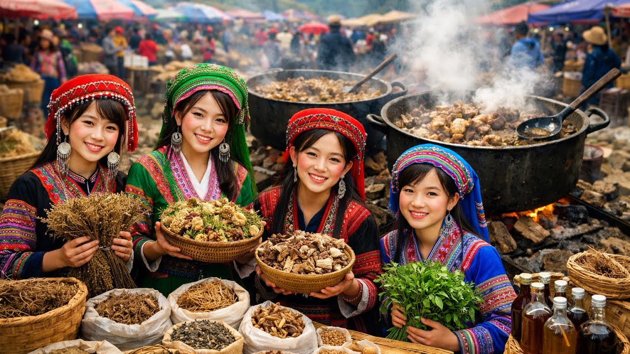 Chợ Phiên Bắc Hà Lào Cai Đầu Năm Mới – Nét Đẹp Văn Hóa & Ẩm Thực Tây Bắc ,