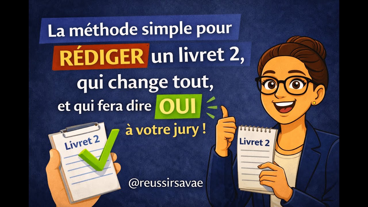 La méthode simple pour rédiger un livret 2, qui change tout, et qui fera dire OUI à votre jury !