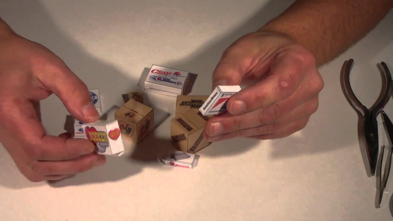 Diorama Accessories - Make Supply and Parts Boxes For Your Diorama - HowToMakeADiorama.com