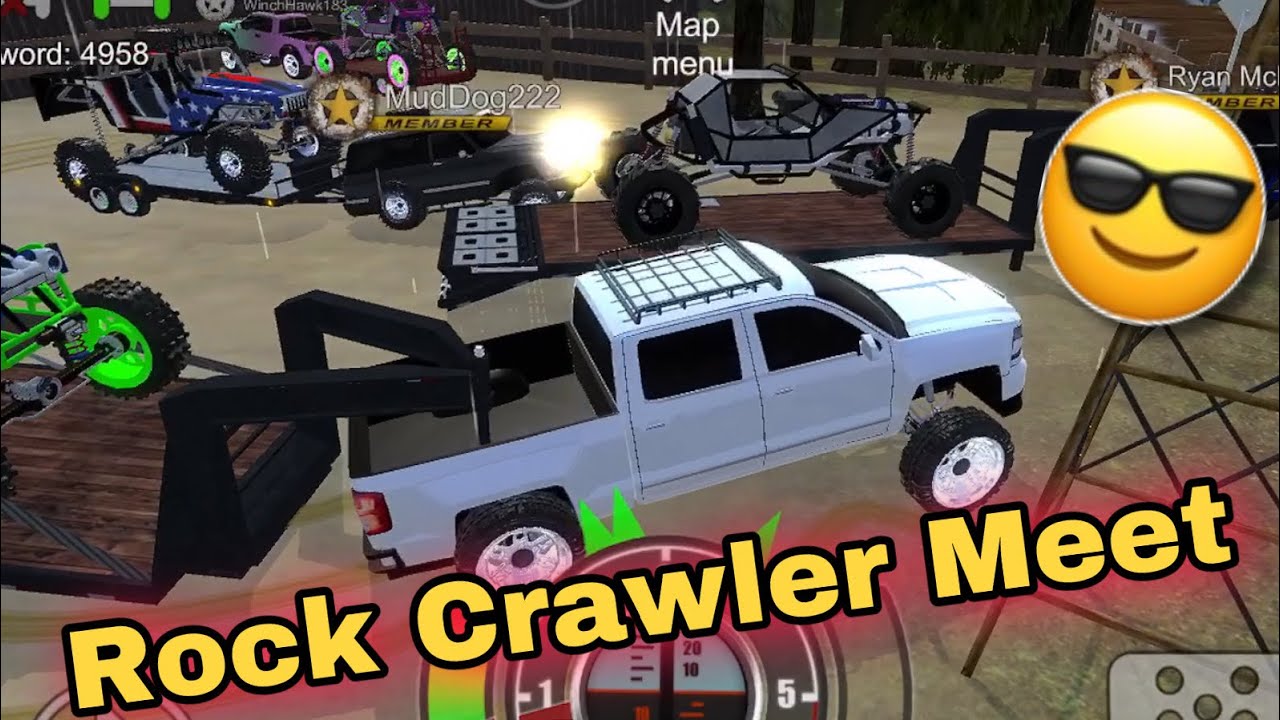 Off-road outlaws Insane Rock crawler meet, I found a GLITCH by accident😦