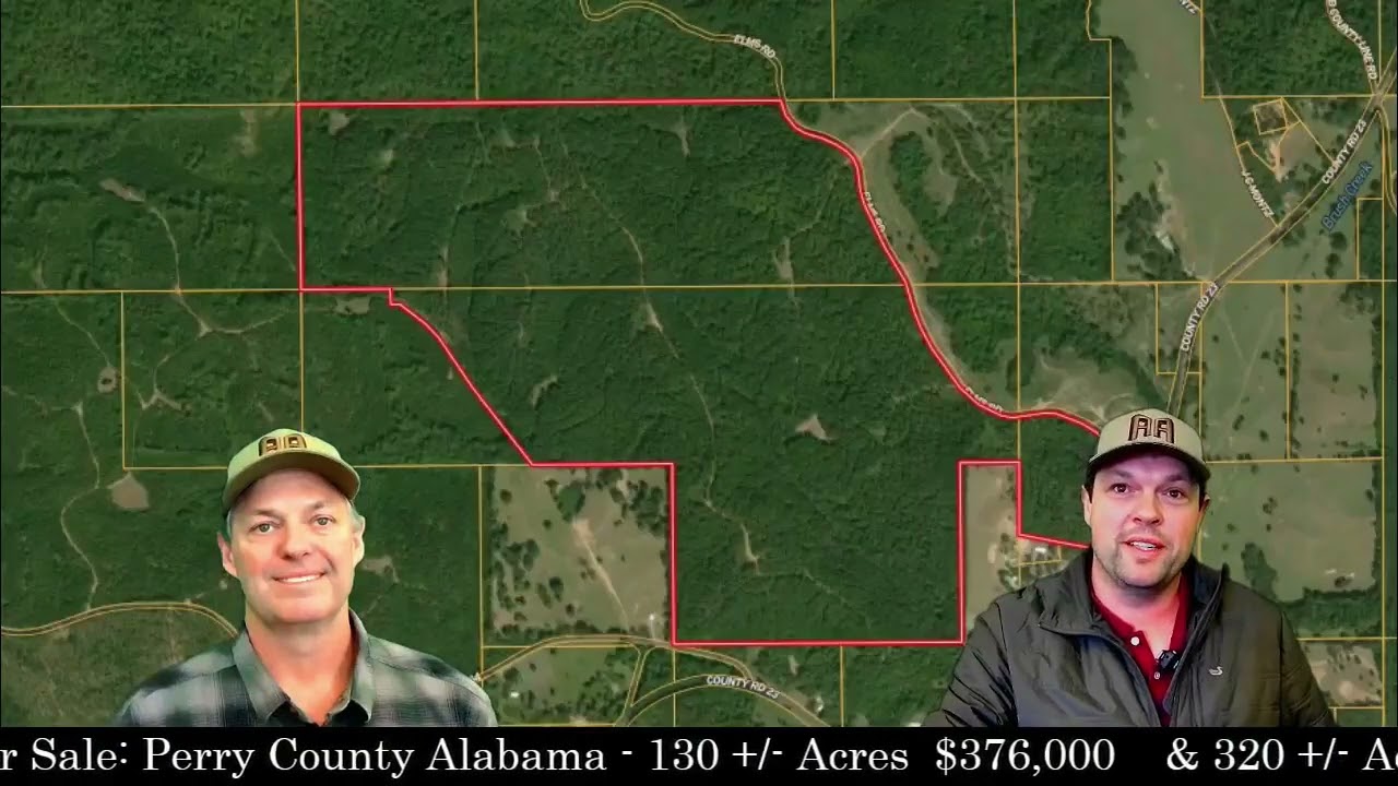 Open Gate Property Tour - 130 and 320 Acre Tracts - Perry Co Alabama - Hunting Timber Land For Sale