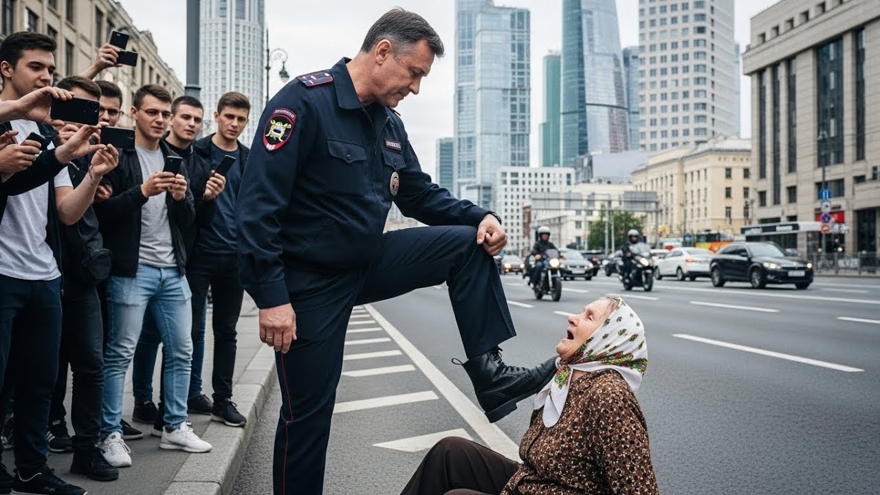 Полицейский пнул больную мать — не знал, что её сын занимает высокий пост