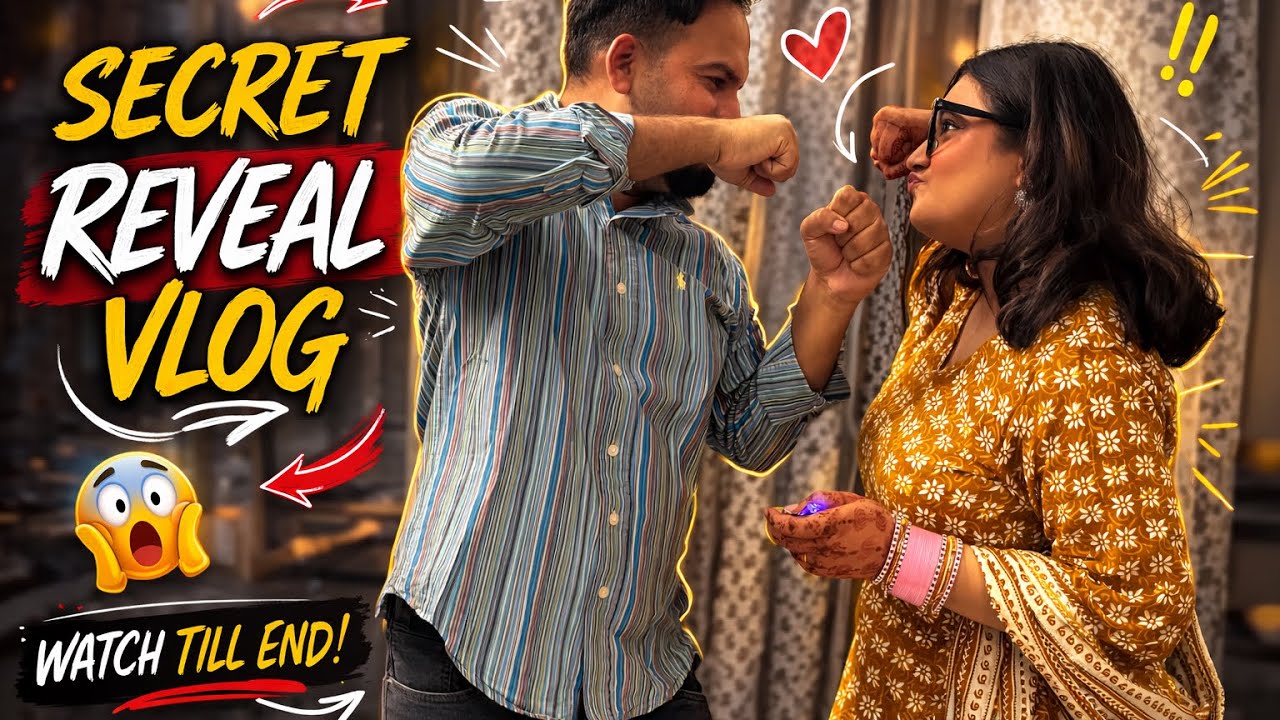 Secret Reveal With My Husband 🤫 | Full Vlog