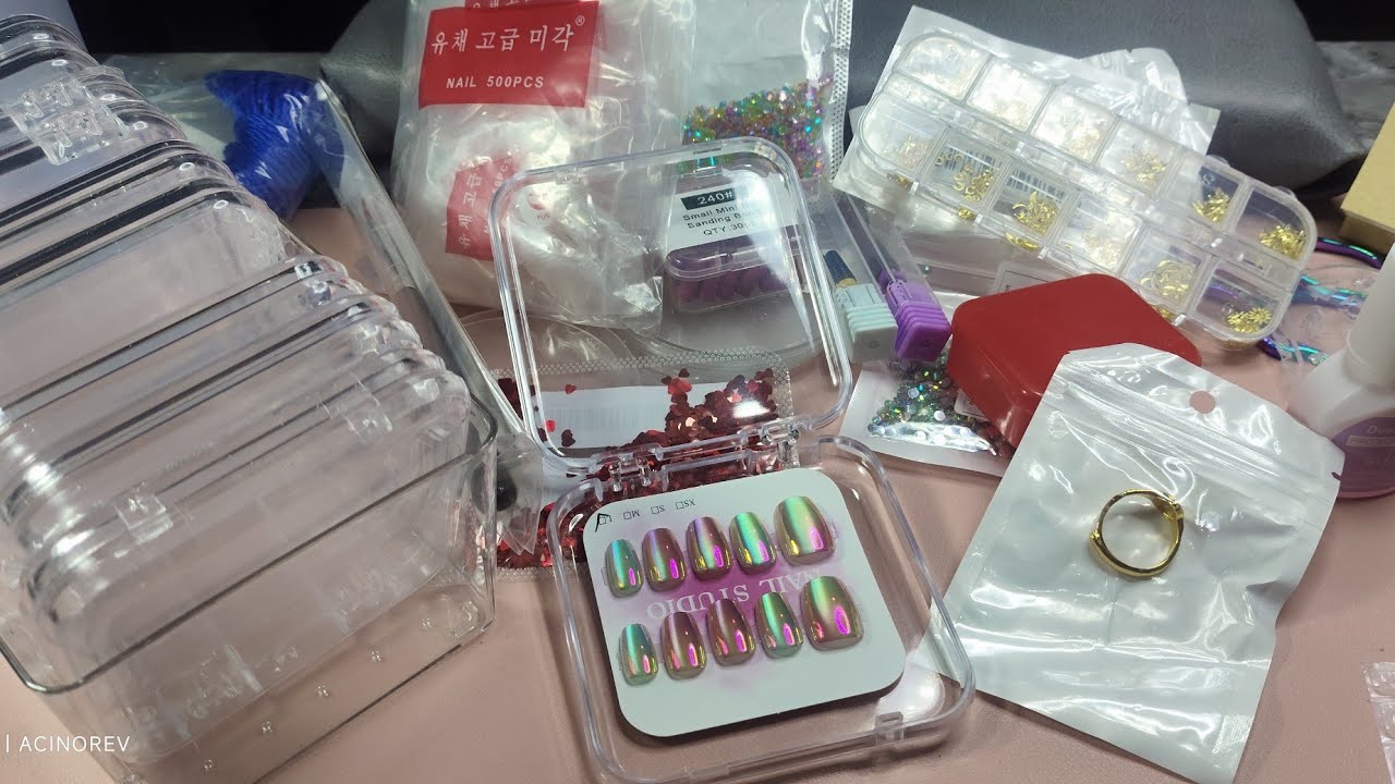 COMPRAS PARA UÑAS EN #temu  🥰 Haul temu