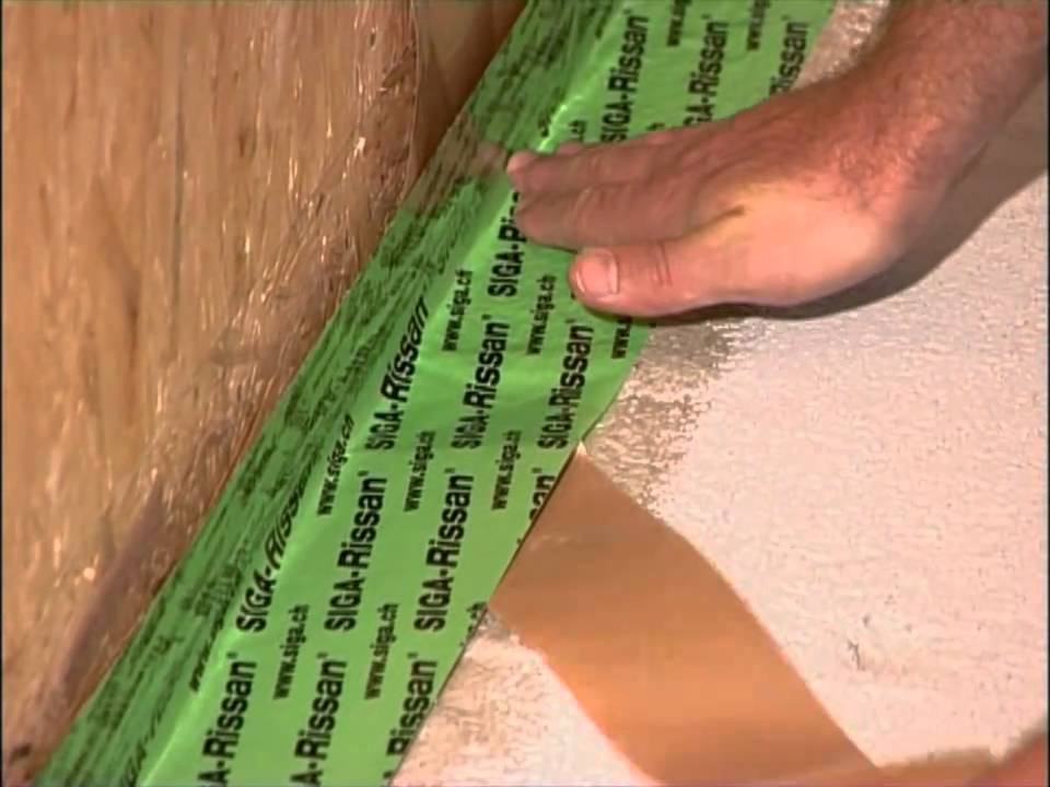 SIGA Rissan 100 & 150 and Dockskin - Creating the base-joint airtightly