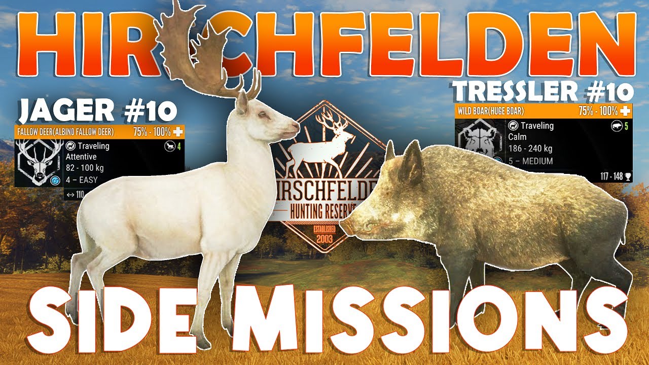 Get Your TROPHIES in the Hirschfelden SIDE-MISSIONS!!! - Call of the Wild