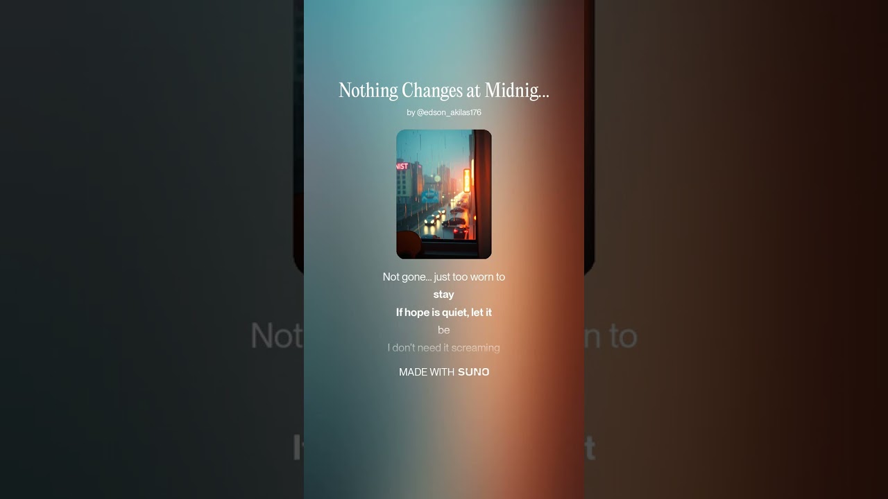 Nothing Changes at Midnight